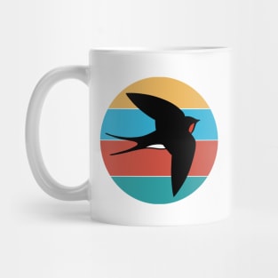 Swallow bird, the flight virtuoso, vintage for birds lovers Mug